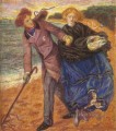 Writing on the Sand Pre Raphaelite Brotherhood Dante Gabriel Rossetti